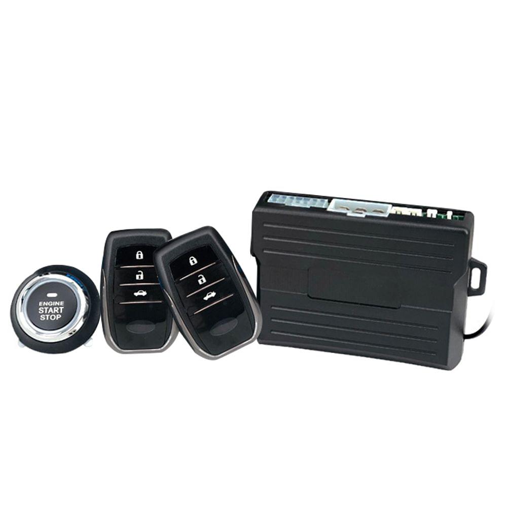 12V Car Engine Starts Alarm System with Keyless Entry Remote - 2