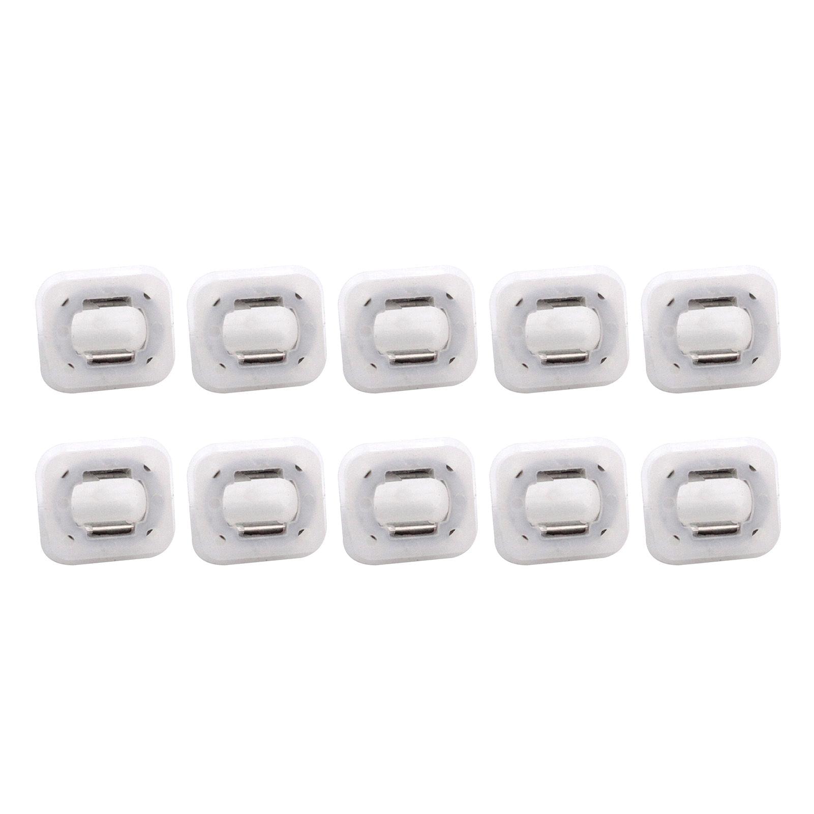 10PCS Door Insert Trim Strip Grommets Plastic Clips for Door