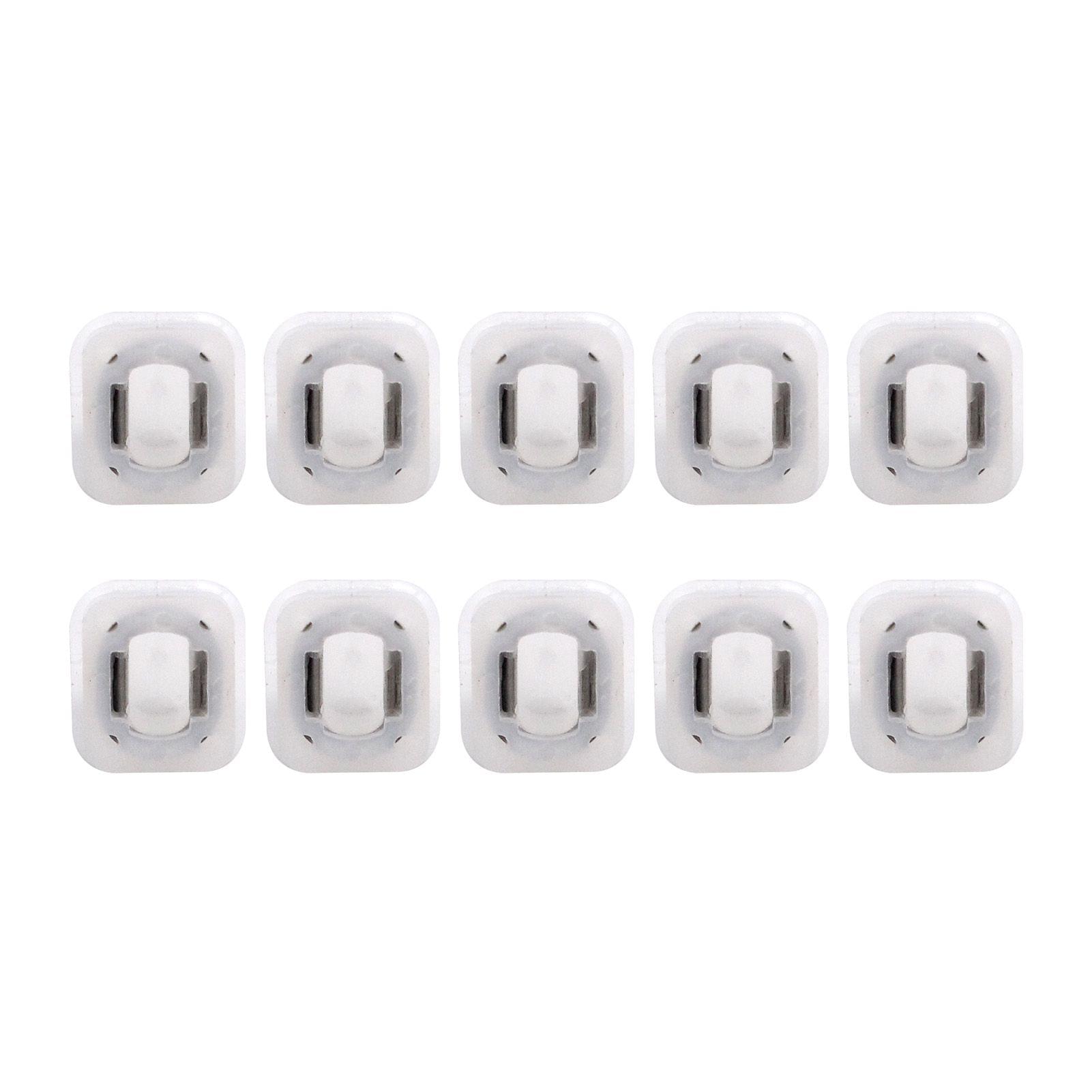 10PCS Door Insert Trim Strip Grommets Plastic Clips for Door