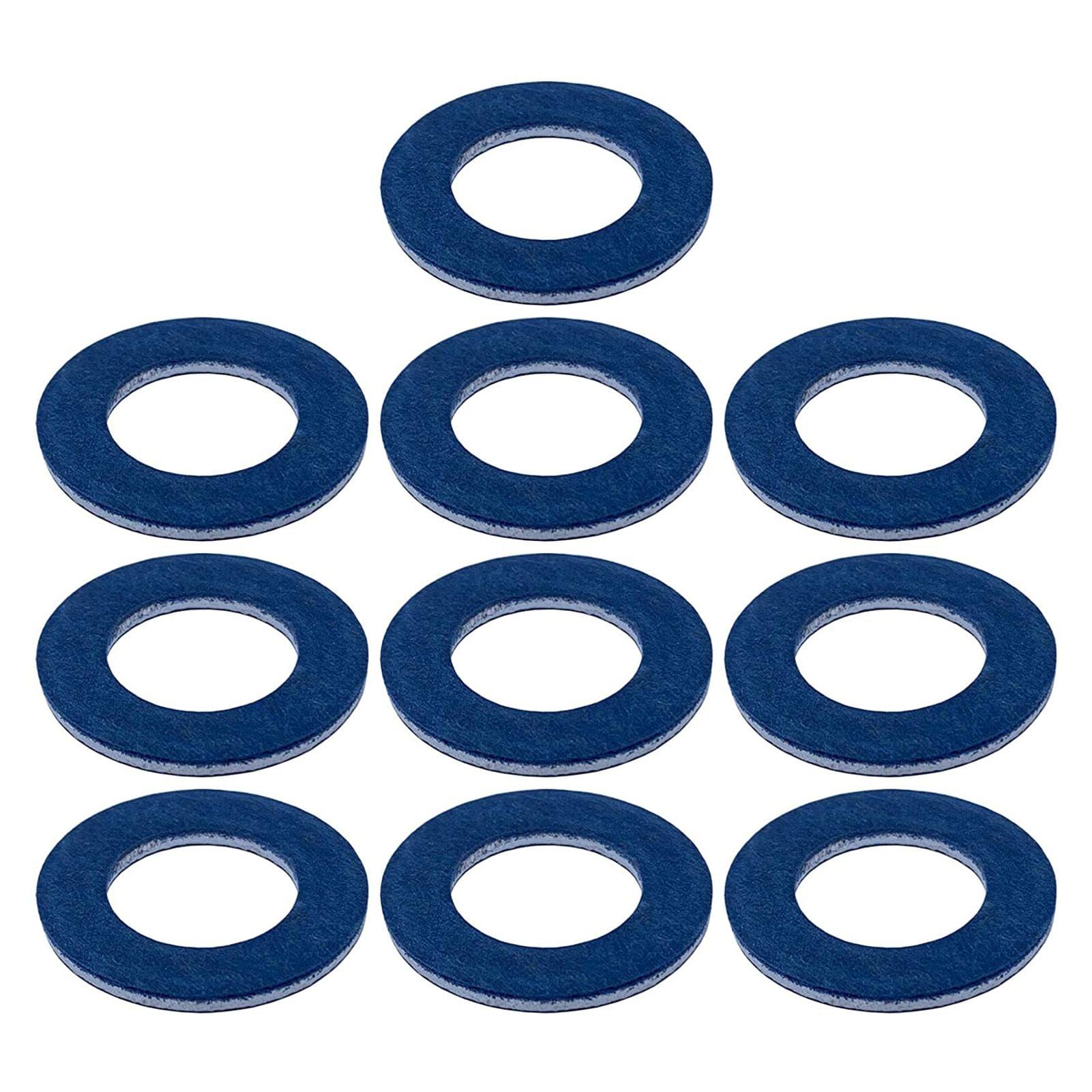 10Pcs Oil Drain Plug Washers Car Engine Oil Pan Gaskets