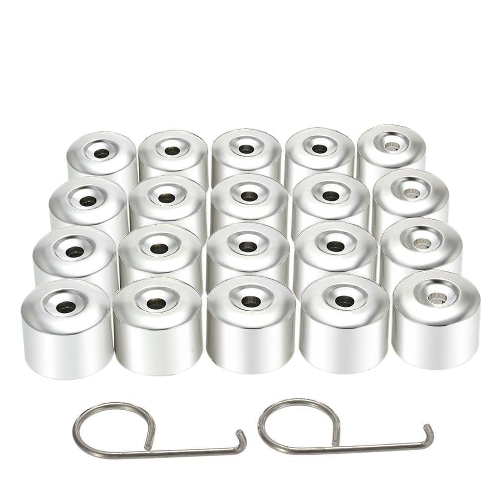 One Set of 20Pcs Car Wheel Nut Cups Bolt Cover for VW Golf