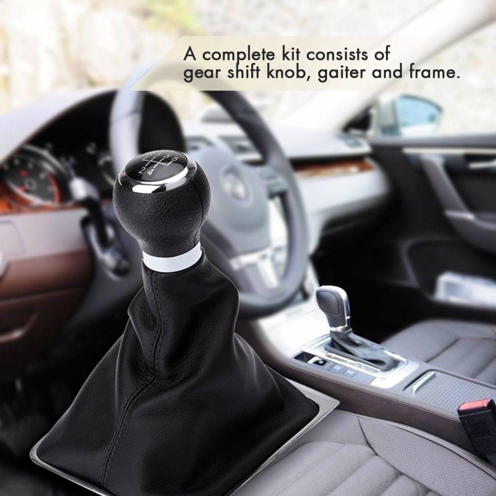 5 Speed Gear Shift Knob Stick Boot Gaiter Frame for VW