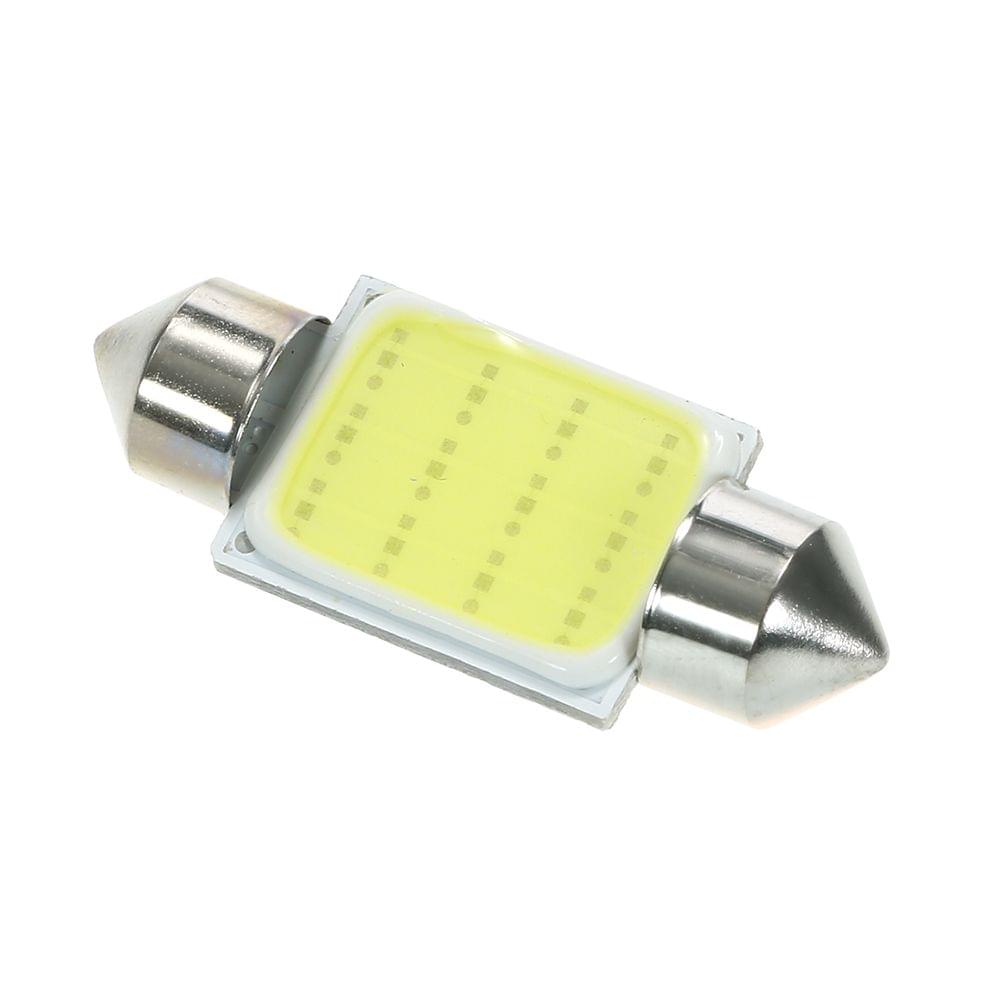 10Pcs Festoon 36mm C5W COB LED White Interior SMD Bulb Car