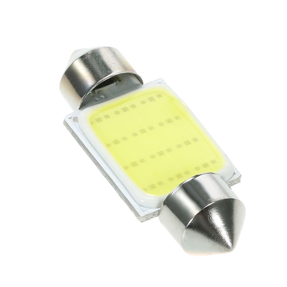 10Pcs Festoon 36mm C5W COB LED White Interior SMD Bulb Car