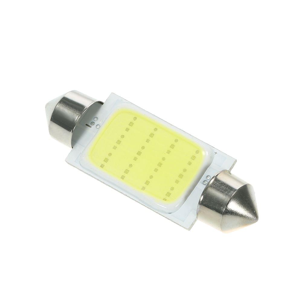 10Pcs Festoon 41mm C5W COB LED White Interior SMD Bulb Car