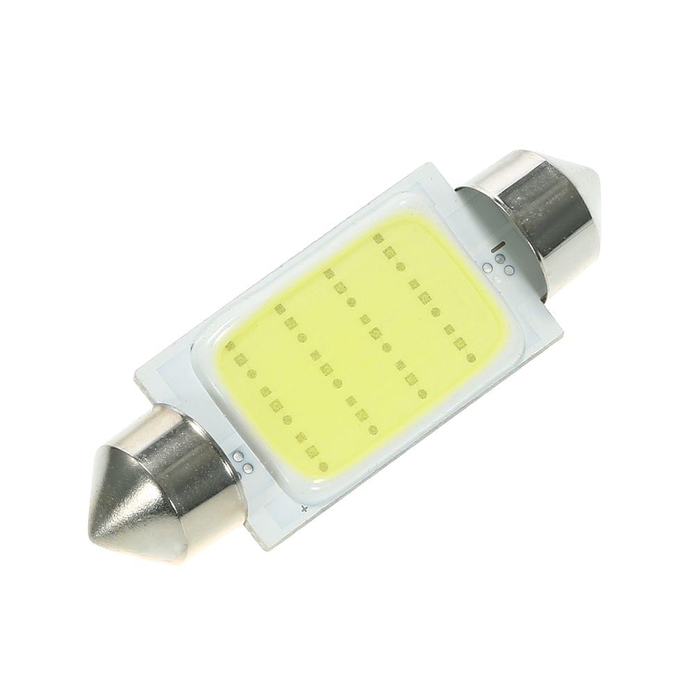 10Pcs Festoon 41mm C5W COB LED White Interior SMD Bulb Car