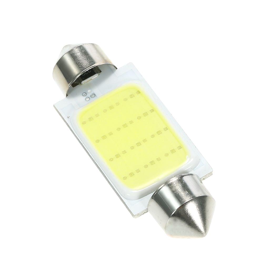 10Pcs Festoon 41mm C5W COB LED White Interior SMD Bulb Car