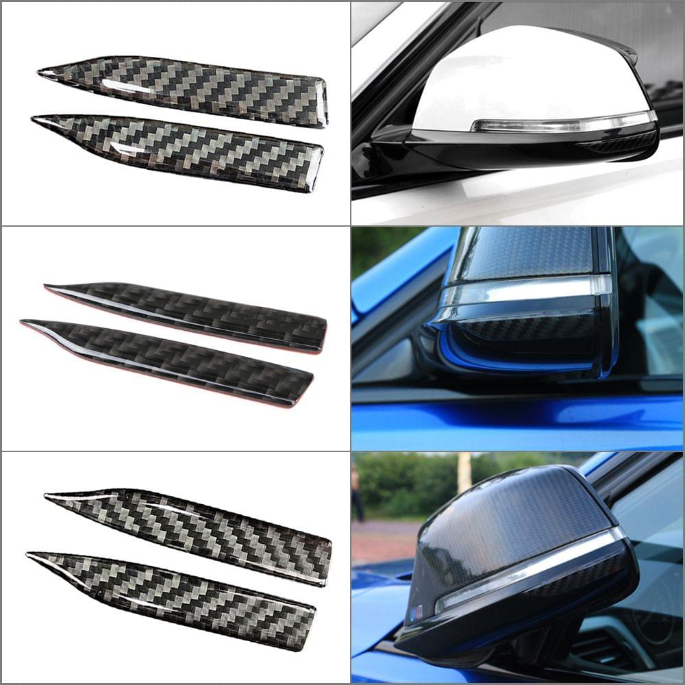 Carbon Fiber Rearview Mirror Anti-Rub Strips Protector For - 009-B