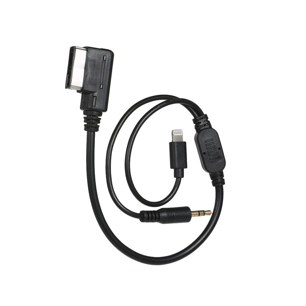 3.5mm AUX interface Adapter with line Fit For Audi VW MDI