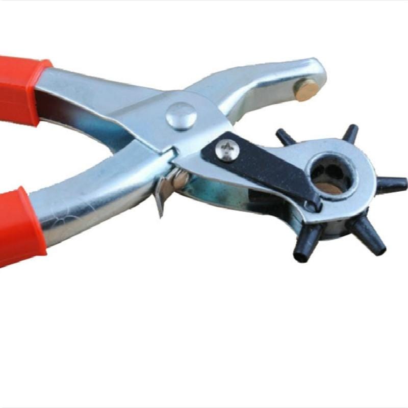2 PCS Hand Tools Clamp Multifunction Leather Strap Watch Band Repair Belt Hole Punch Pliers Tool