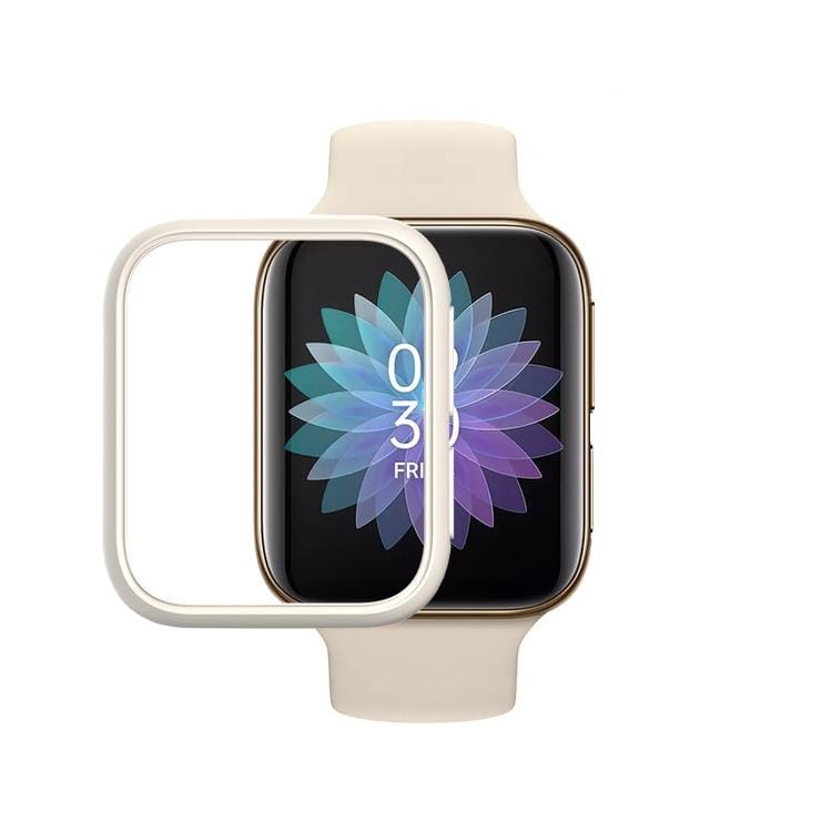 For OPPO Watch 46mm Smart Watch TPU Protective Case, Color:White