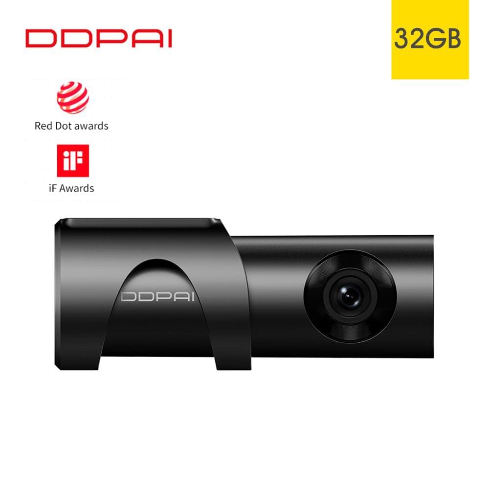 DDPai Dash Cam miniONE Night Version Car DVR eMMC 32GB H.265 - 32GB