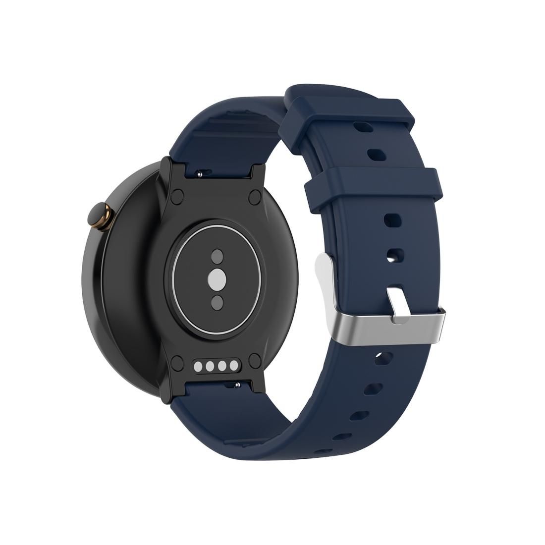 For Huami Amazfit 2/A1807 Silicone Watch Strap & Just Buckle (Midnight Blue)