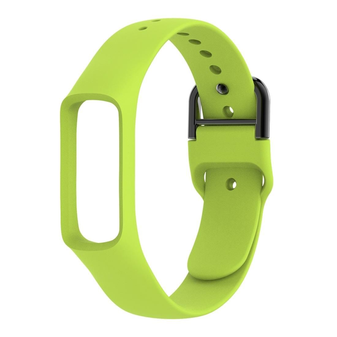 Smart Watch Pure Color Silicone Wrist Strap Watchband for Galaxy Fit-e (Green)