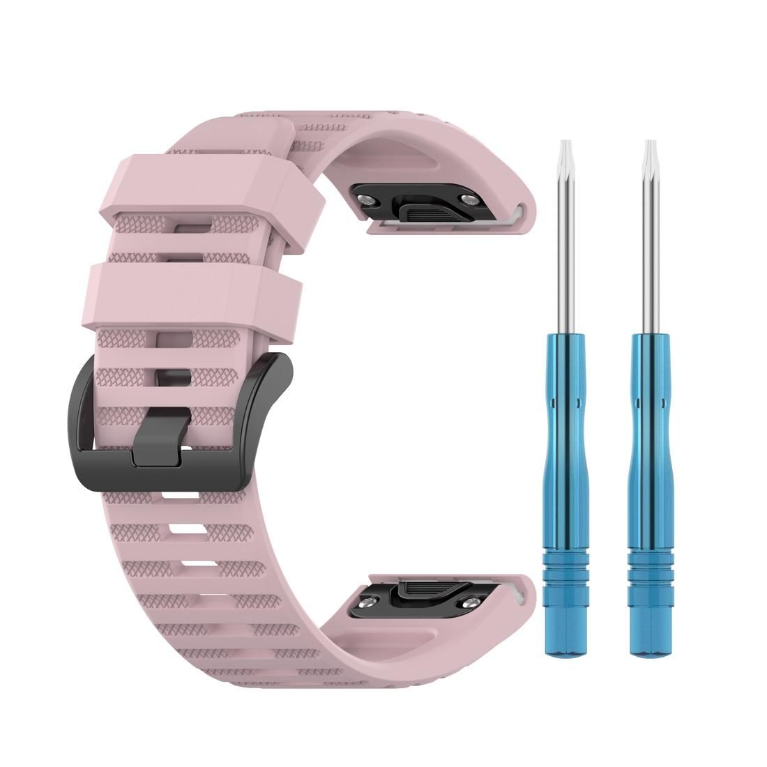 For Garmin Fenix 6 22mm Smart Watch Quick Release Silicon Wrist Strap Watchband (Style6)
